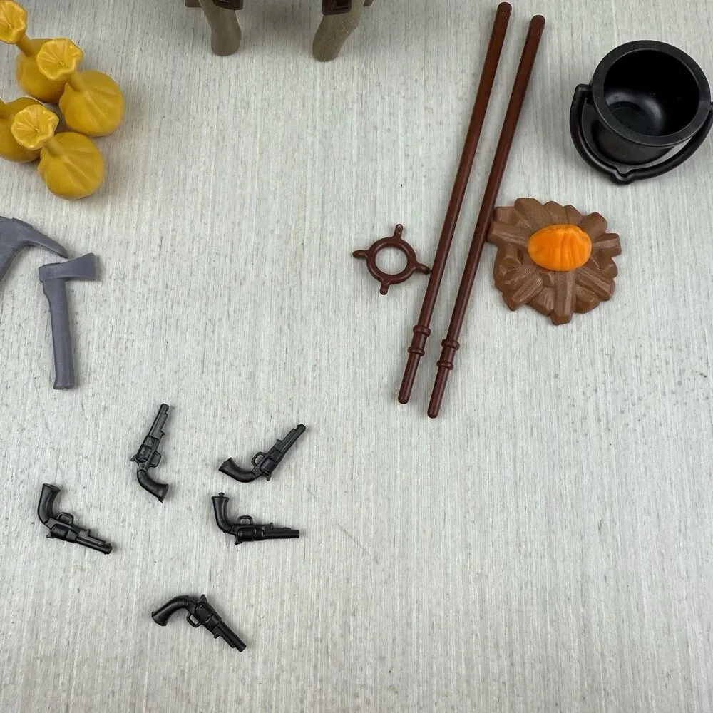 Playmobil # 3747 Gold Miners Panning Mining Playset Old West Parts Pieces